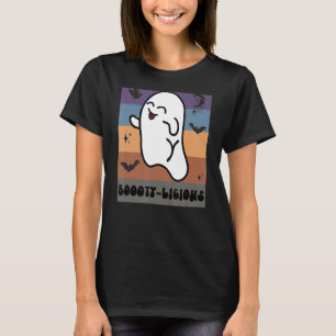 Camiseta Engraçado Boo Fantasma do Bumbum de Bootinha do Ha