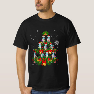 Camiseta Engraçado Boston Terrier Christmas Tree Dog Xmas