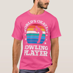 Camiseta Engraçado Bowler Para Corresponder Boliches De Cal