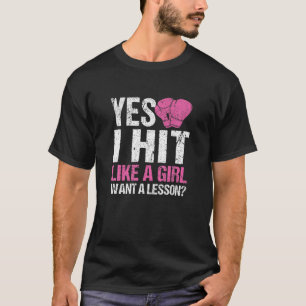 Camiseta Engraçado Boxer Garotas Engraçadas Sim Eu Acertei 