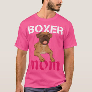 Camiseta Engraçado Boxer Mãe Cachorro Cachorro Novidade Cam