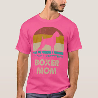 Camiseta Engraçado Boxer Mama