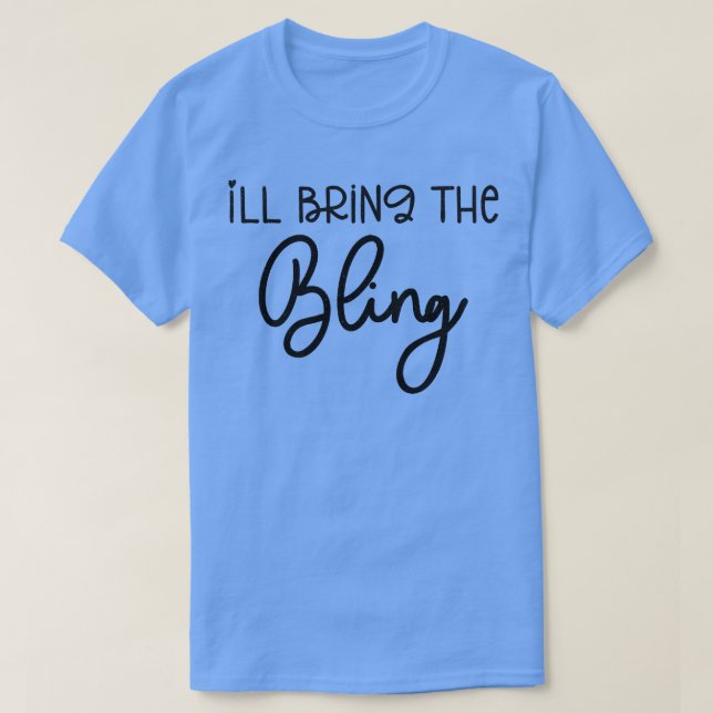 Camiseta Engraçado Bridesmaid Noiva Bachelorette. (Frente do Design)