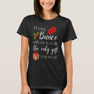 Camiseta Engraçado Brincar De Natal Comigo É Dotado