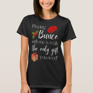 Camiseta Engraçado Brincar De Natal Comigo É Dotado