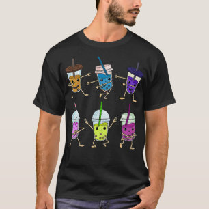 Camiseta Engraçado Bubble Tea Men Bubble Tea Gift Kids Boba