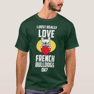 Camiseta Engraçado Bulldog Francês Amante Dogt Dog Frenchie
