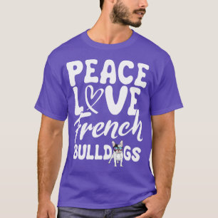 Camiseta Engraçado Bulldog Francês Amante Dogt Dog Frenchie