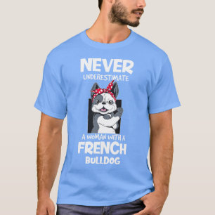 Camiseta Engraçado Bulldog Francês Amantes Dão-lhe 27
