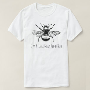 Camiseta Engraçado Bumble o t-shirt de Buzzy da abelha