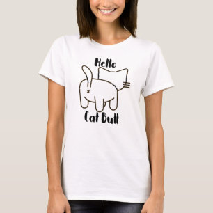 Camiseta Engraçado Bumbum de Cat