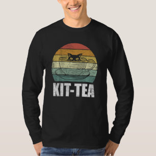Camiseta Engraçado Ca Kit Tea Engraçado Gato Frio Gato Gato