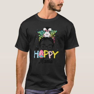 Camiseta Engraçado Cabelo De Arma Um Hoppy Mama Bunny Happy