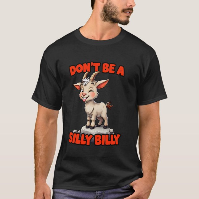 Camiseta Engraçado Cabra Criança Ovelha Piada Animal (Frente)
