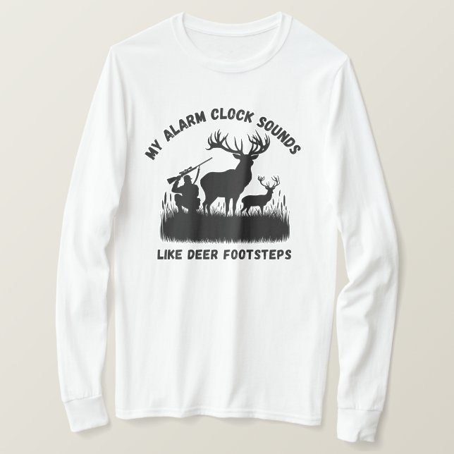 Camiseta Engraçado Caçador Dizendo | Deer Hunting (Frente do Design)