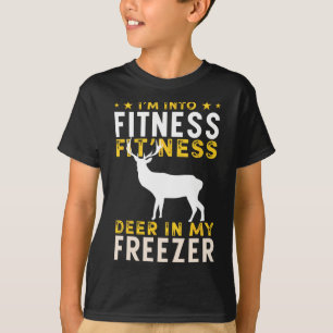 Camiseta Engraçado Caçando Veado Estou na Malhação Caçador 