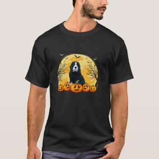 Camiseta Engraçado Cachorro de Água Pumpkins Custo de Hallo