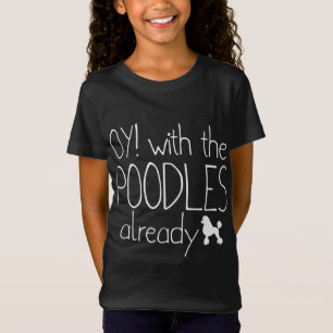 Camiseta Engraçado Cachorro de Poodle Dons. Com O Poodle