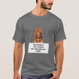 Camiseta Engraçado Cachorro de Sangue