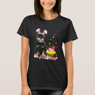 Camiseta Engraçado Cachorro do Dia da Páscoa do Coelhinho