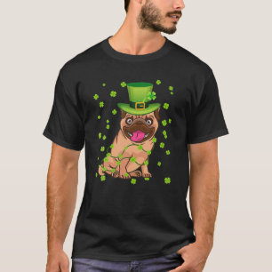 Camiseta Engraçado Cachorro Leprechaun Custo do Dia de São