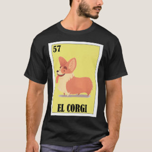 Camiseta Engraçado Cachorro Meicano Corgi-1125
