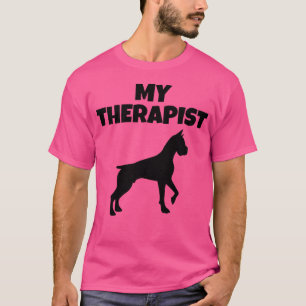 Camiseta Engraçado Cachorro Meu Terapêutico