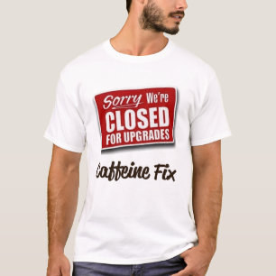 Camiseta Engraçado Caffeine Fix T-Shirt