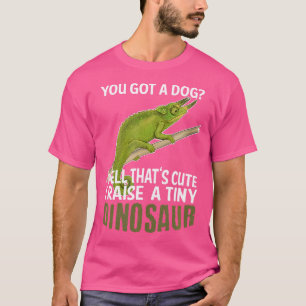 Camiseta Engraçado Camaleão Chorão Mãe Pai Guardião Réptil