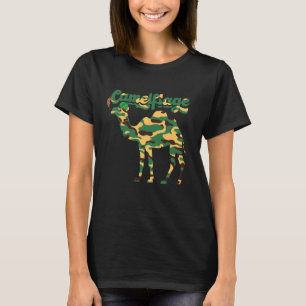 Camiseta Engraçado Camel Zoo Animal Pun Camelflage Memo