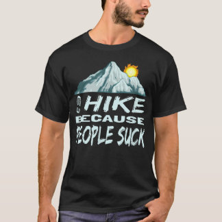 Camiseta Engraçado Caminhando Eu Camino Porque