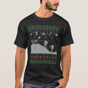 Camiseta Engraçado Caminhando Um Sueco De Natal Feio Para