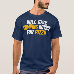 Camiseta Engraçado, Camper, Dará Conselhos De Acampamento P