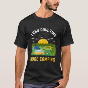 Camiseta Engraçado Camper Mais Presente de Acampamento