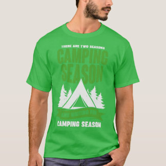 Camiseta Engraçado Camping Season Scout Camper Gift