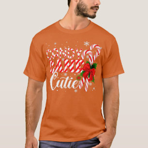 Camiseta Engraçado Cane Cutie Garotas Xmas Pajam