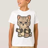 Engraçado Cantando Ilustração de Cat Karaoke