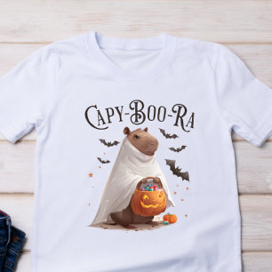 Camiseta Engraçado Capy-Boo-Ra Capybara Halloween