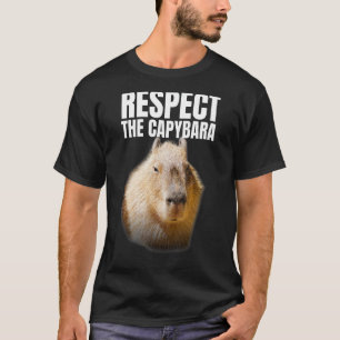 Camiseta Engraçado Capybara por Homens Mulheres Crianças Ca