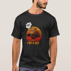 Camiseta Engraçado Carneiro Turco Gato Retrô Homens Criança