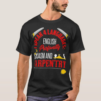 Camiseta Engraçado Carpenter Humor Carpentry Piada Dizendo