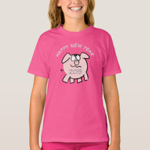 Camiseta Engraçado Cartoon 2 Ano De 2019