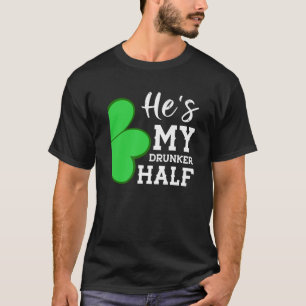 Camiseta Engraçado Casal Shamrock, é o meu Dr.