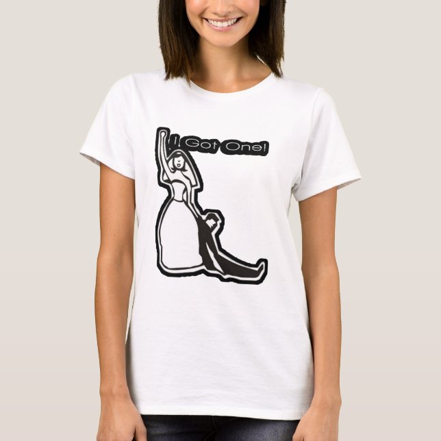 Camiseta Engraçado casamento que tenho um (Frente)