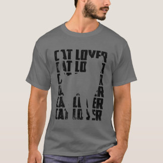 Camiseta Engraçado Cat Lover