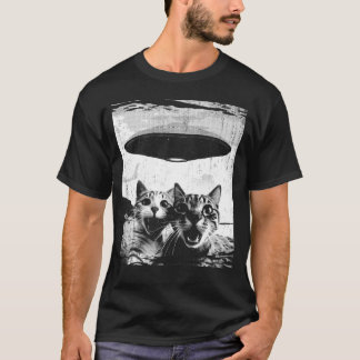 Camiseta Engraçado Cat Selfie OVNI Gato Lover