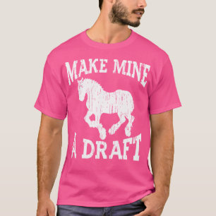 Camiseta Engraçado Cavalo De Rascunho Para Legal Faça Um Ra