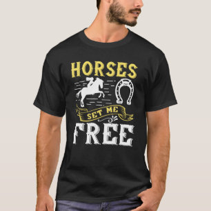 Camiseta Engraçado Cavalo Equestre, Escada Equestre, Caval