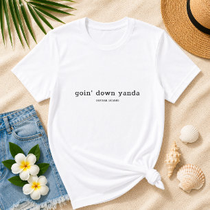 Camiseta Engraçado Cayman Dialect Descendo Yanda Personaliz