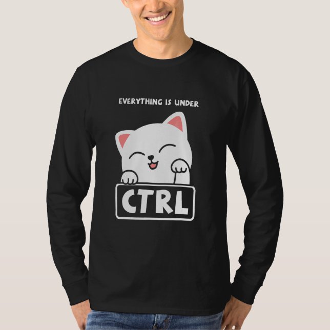 Camiseta Engraçado Célula de Computador do Programador de C (Frente)